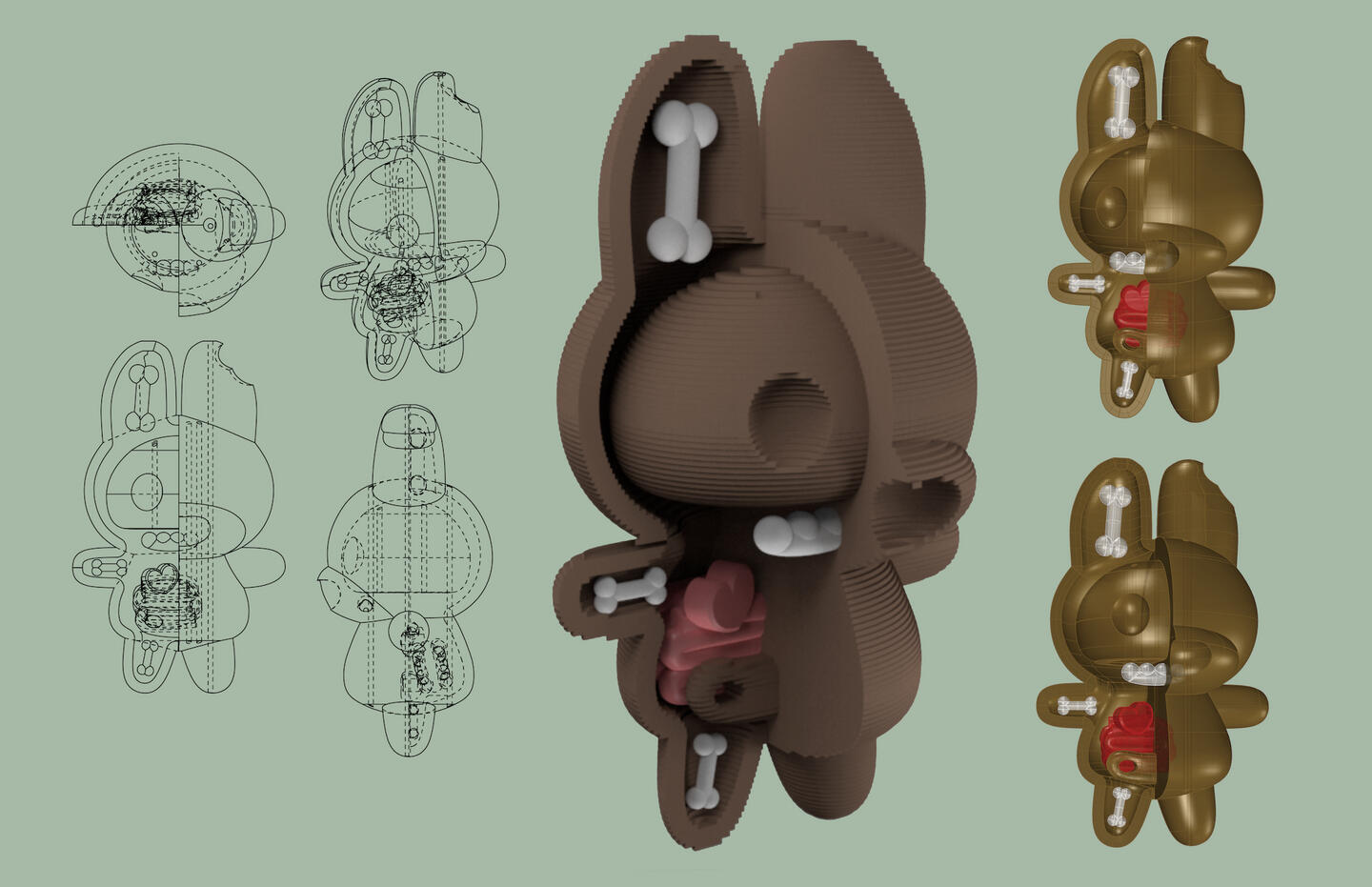 Modeled in Rhino7, rendered in Keyshot